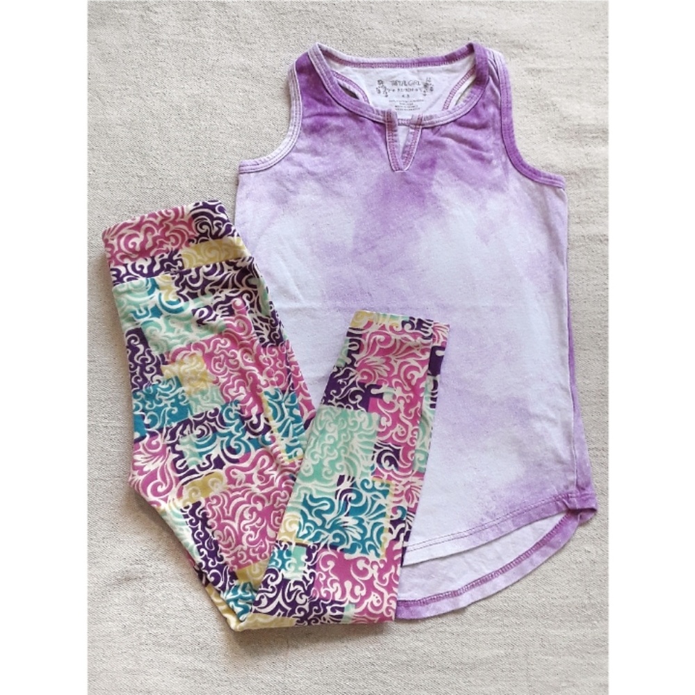 Little Girl Athletic Outfit